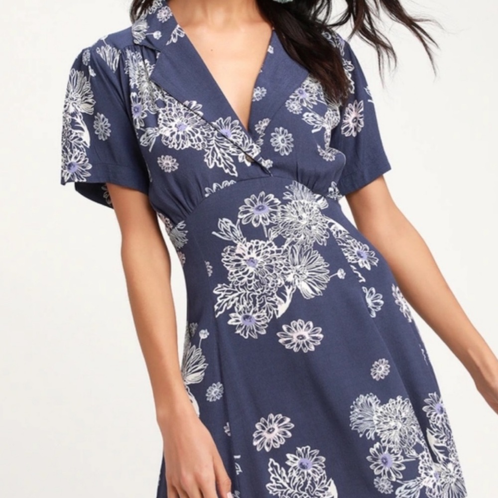 Free People | The “Blue Hawaii" Mini Dress - Picture 2 of 11